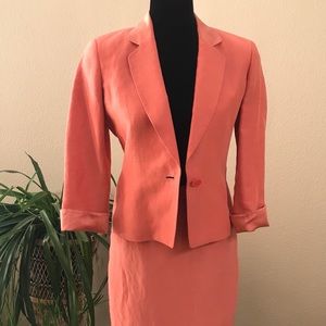 Dana Buchman Silk Suit, Size 2P